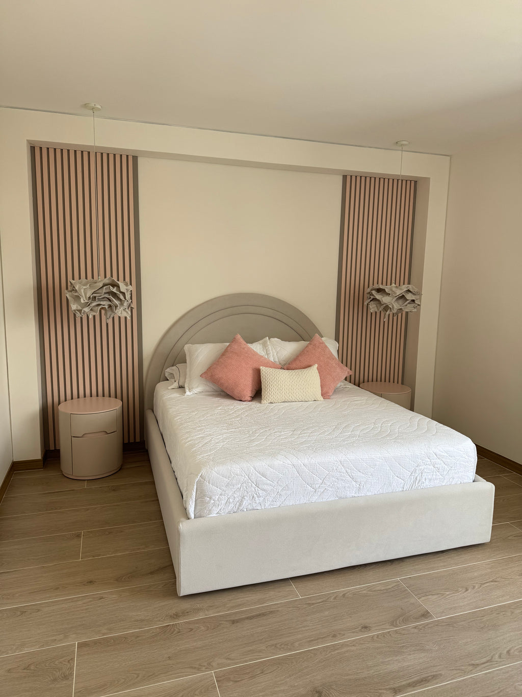 Juego de alcoba celeste